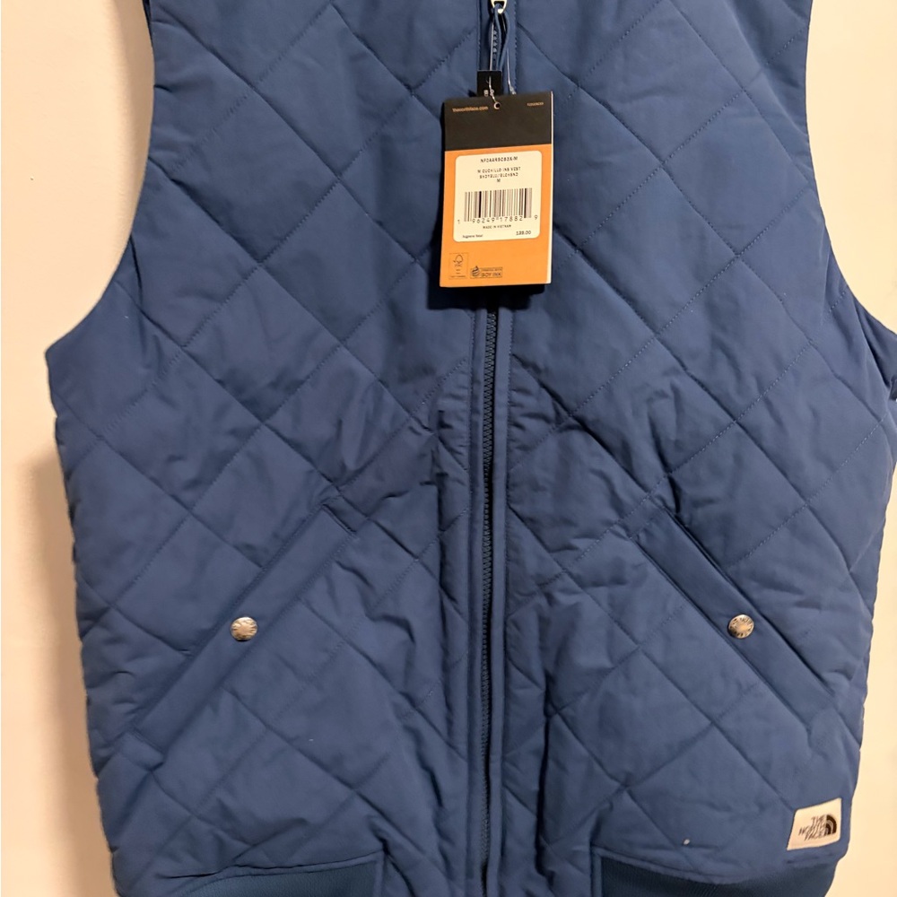 The North Face Quilted Royal Blue Men's Vest